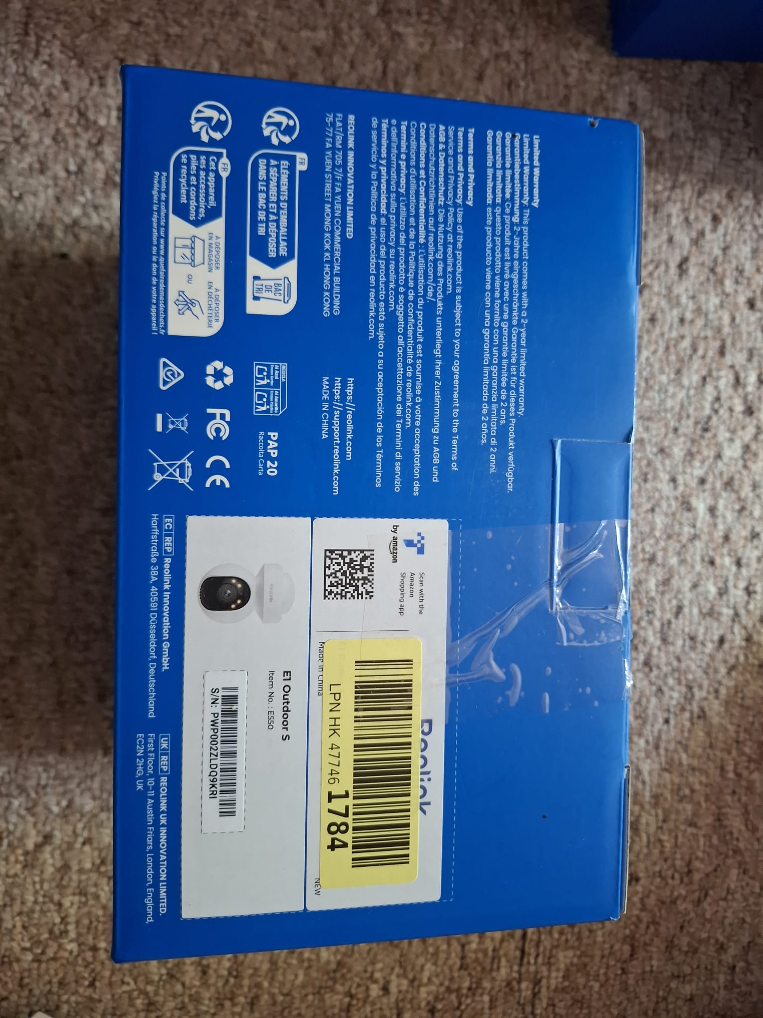 Camera Supraveghere Exterior Reolink E1 Outdoor S 4K PTZ
