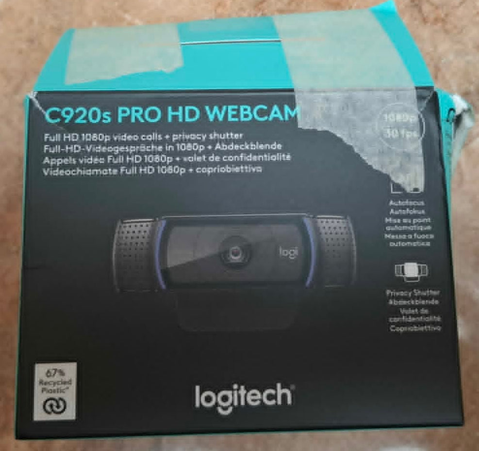 Webcam Logitech C920s Pro HD