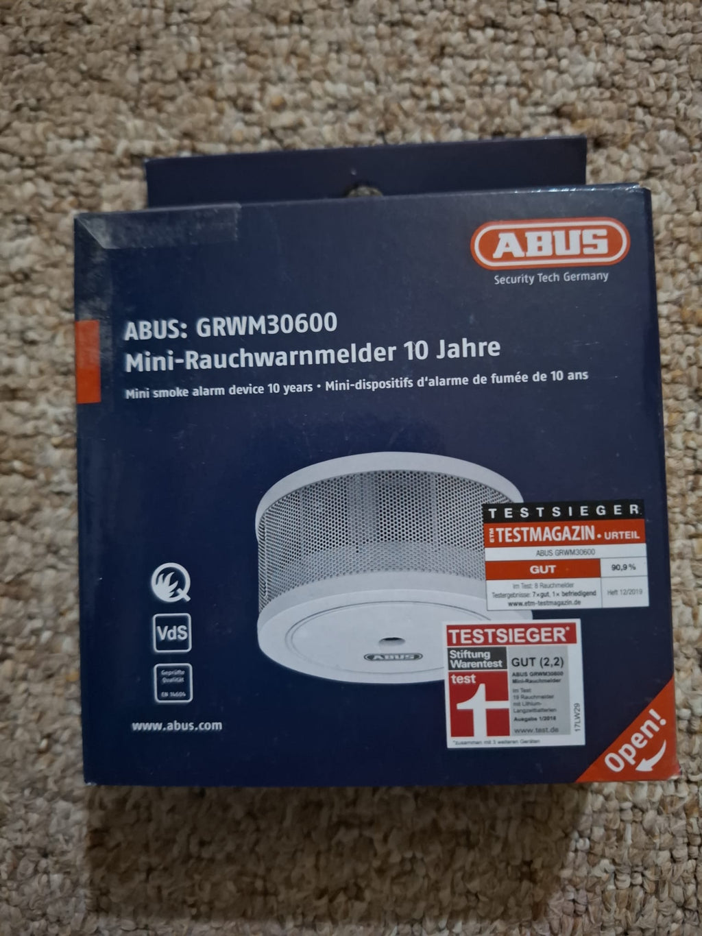 Detector de fum mini ABUS GRWM30600