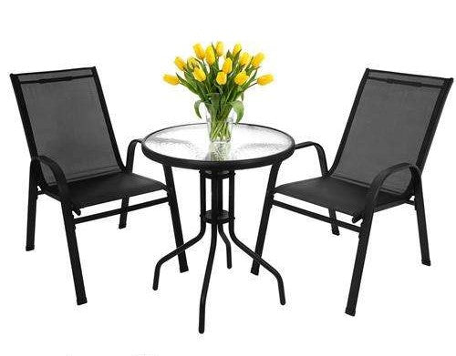 Set mobilier pentru balcon Gardlov (Masa + 2 Scaune)