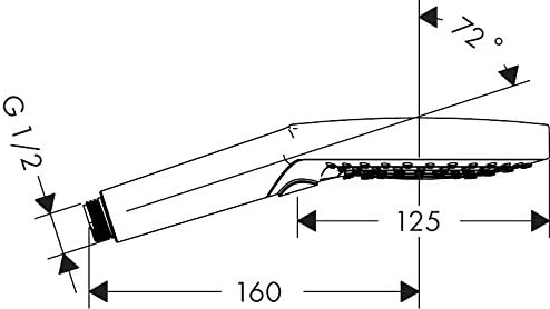 Duș de mână Hansgrohe Raindance Select S 120  26531000