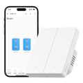 Intrerupator Smart Zigbee Dublu Fara Nul ZBM5-2C-80W Tuya Alexa