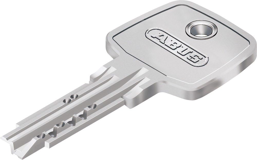 ABUS Yală adițională de siguranță pentru ușă 7010, cu buton rotativ interior, Alb, 53294