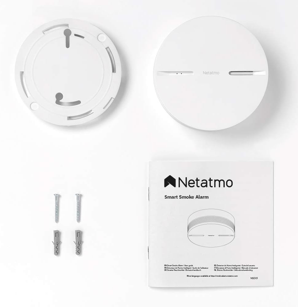 Detector inteligent de fum Netatmo