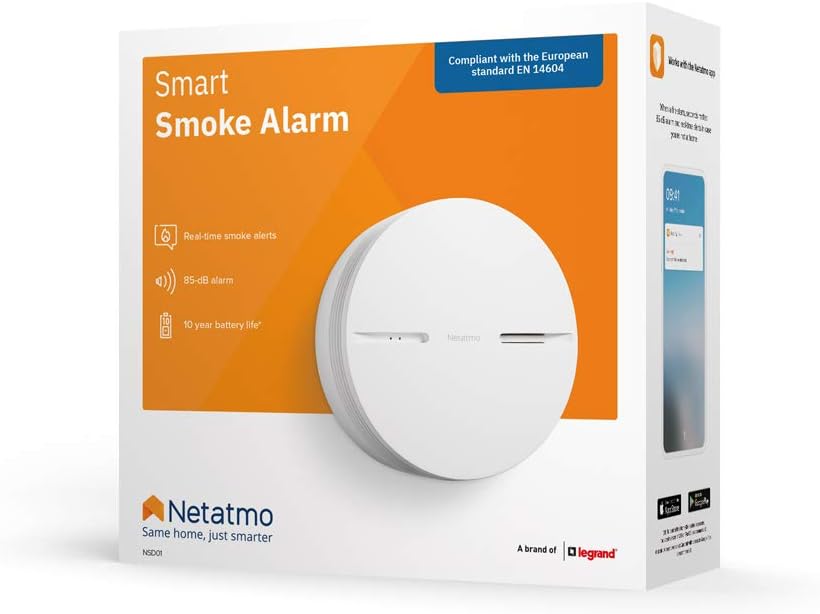 Detector inteligent de fum Netatmo