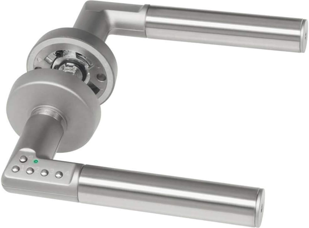 Mâner de ușă cu tastatură ASSA ABLOY D8812H000, argintiu