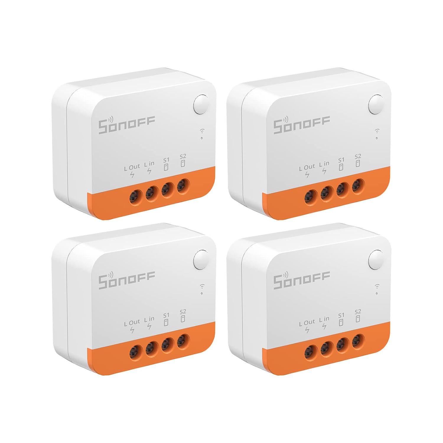 SONOFF ZBMINIL2 Zigbee Smart Switch, pachet de 4 comutatoare inteligente