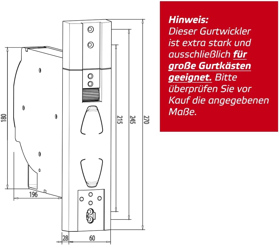 Motor Electric Rulouri Exterioare Superrollo GW195 Rademacher (60kg)
