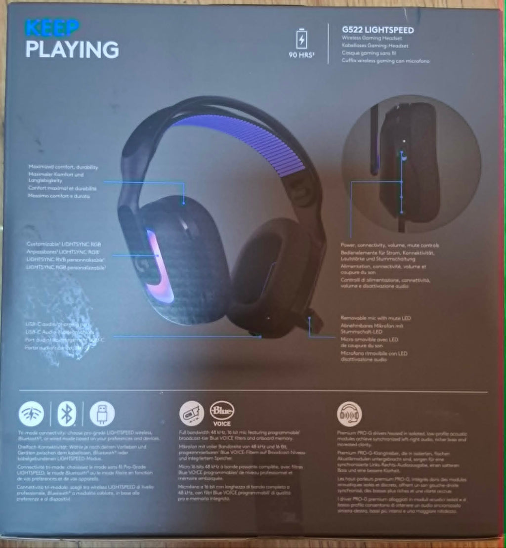 Casti Logitech G522