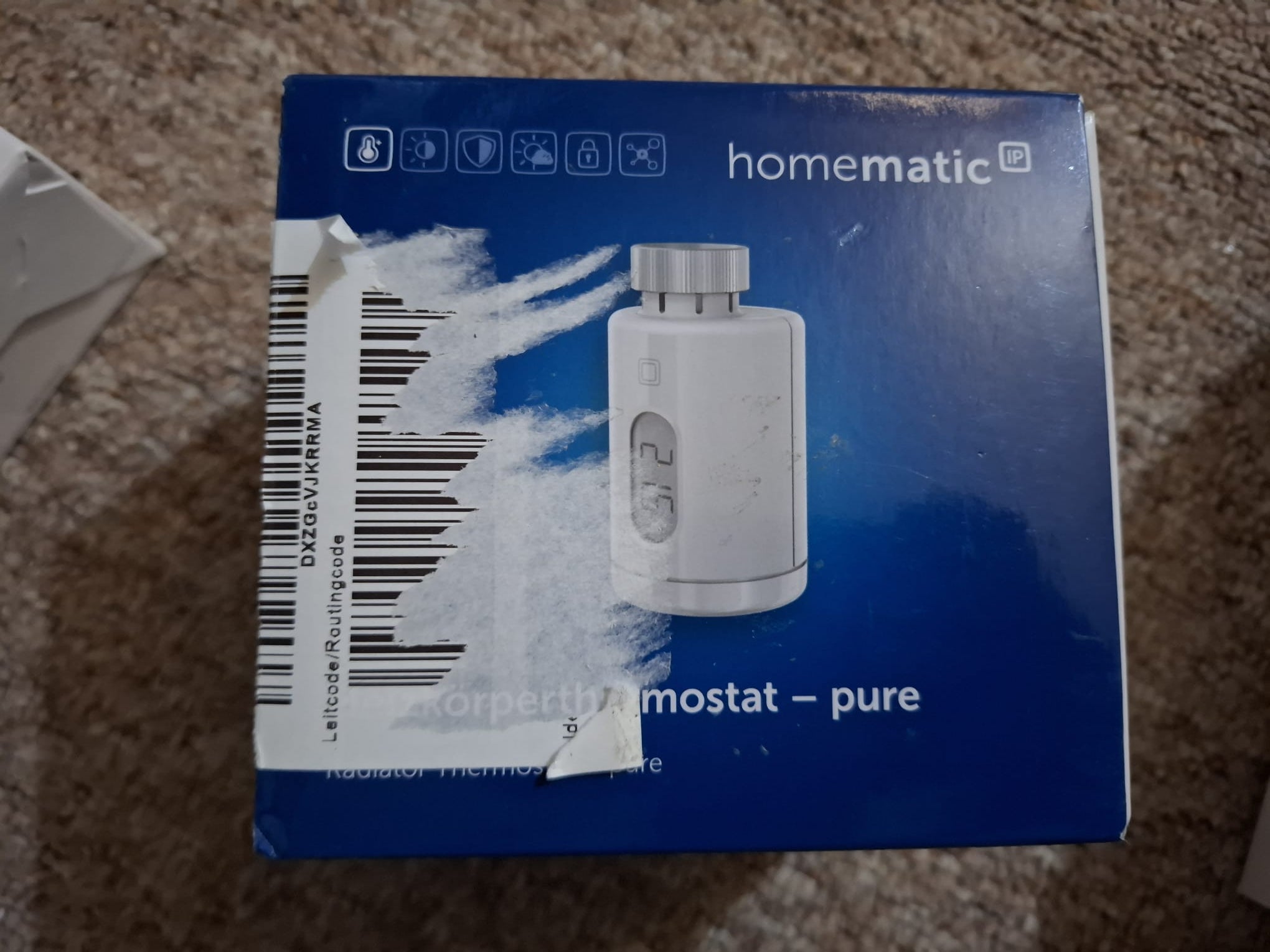 Termostat inteligent pentru radiator Homematic IP - Pure 161046A0