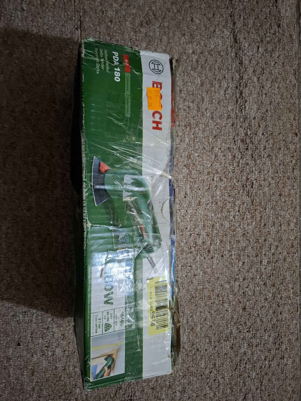 Bosch Șlefuitor triunghiular PDA 180 (180 Watt, în cutie de carton)