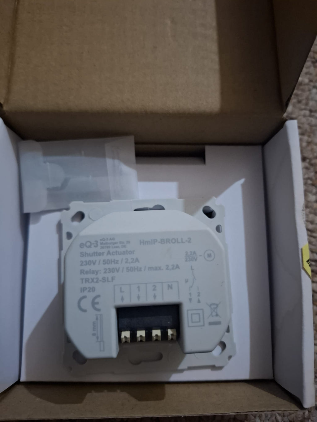 Actuator pentru rulouri Homematic IP Smart Home HmIP-BROLL-2