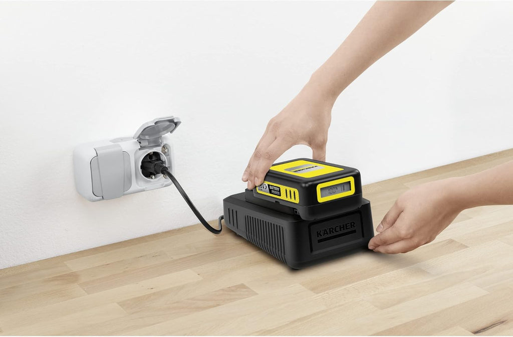 Kit de pornire Karcher 18V 18/25, baterie 18V/2.5Ah cu încărcător rapid