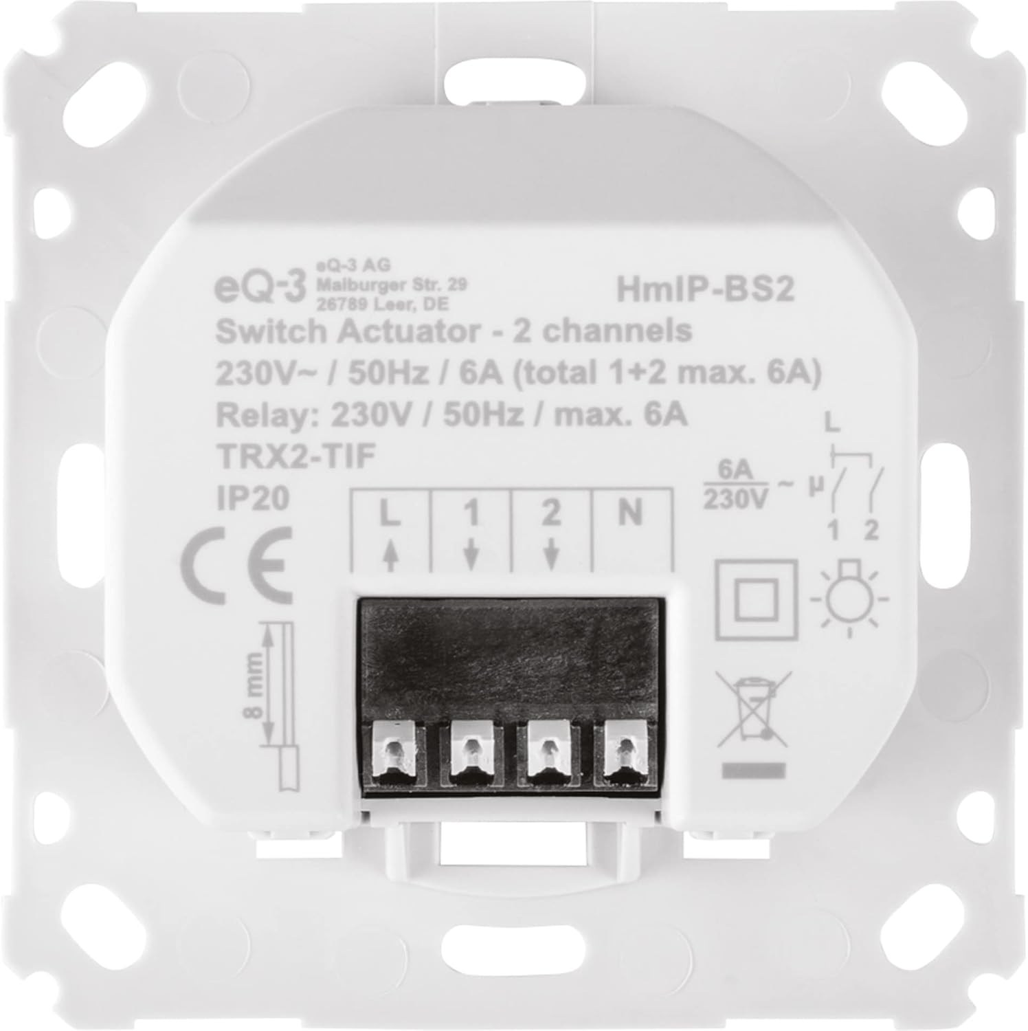 Actuator de comutare Homematic IP Smart Home 156757A0