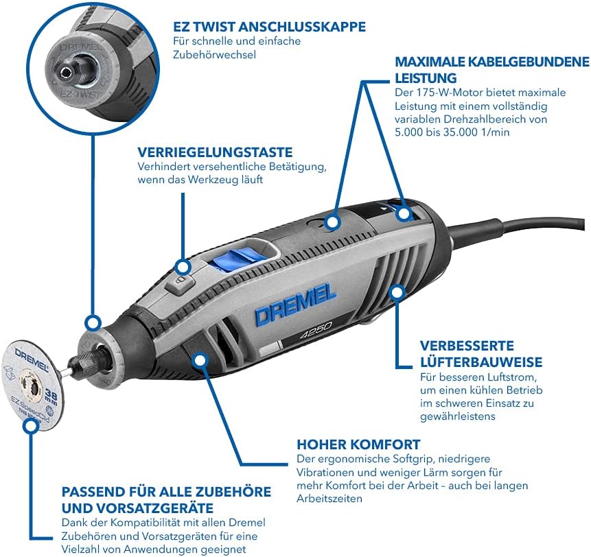 Unealta multifunctionala Dremel 4250 175 W