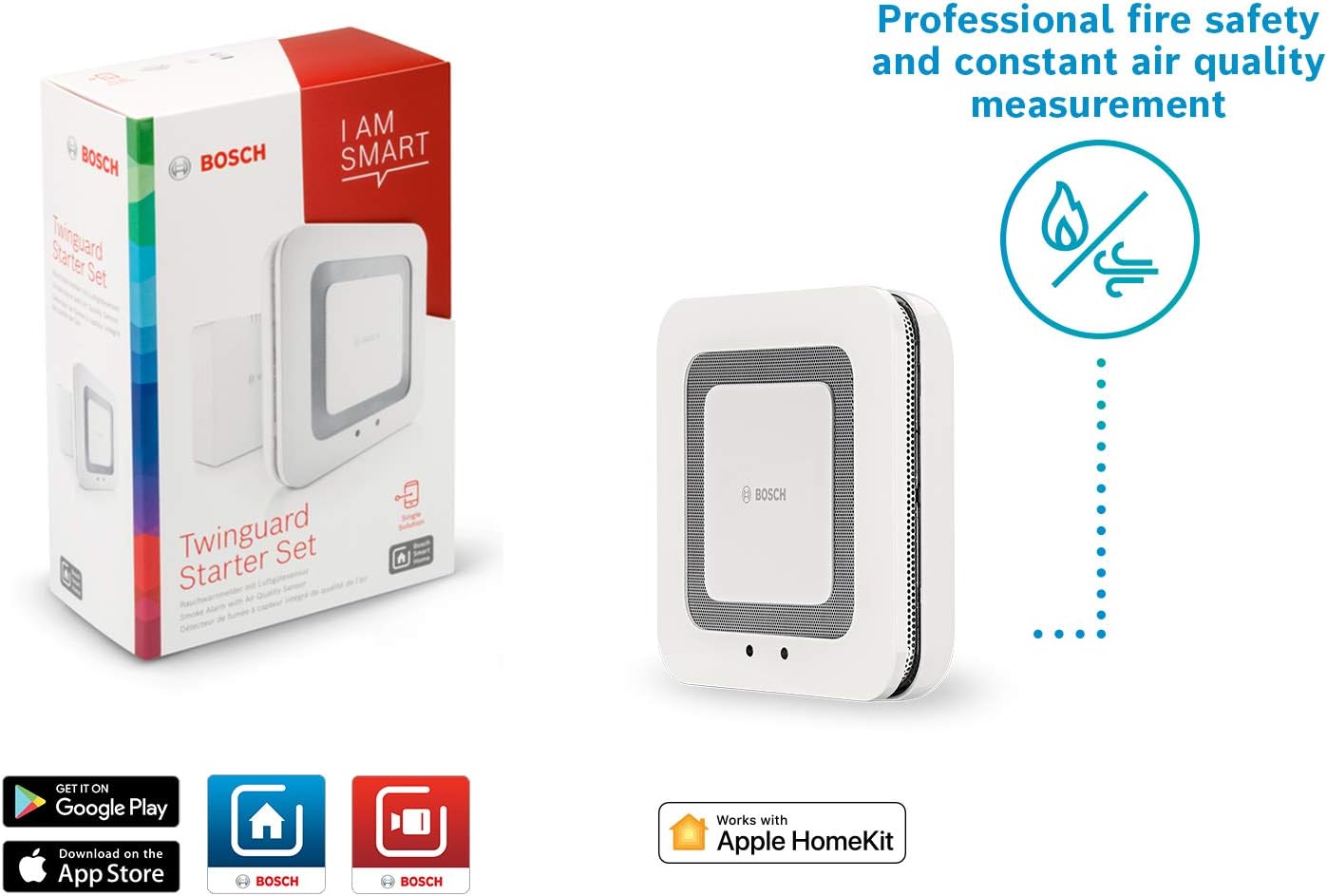 Detector de fum Bosch Smart Home Twinguard