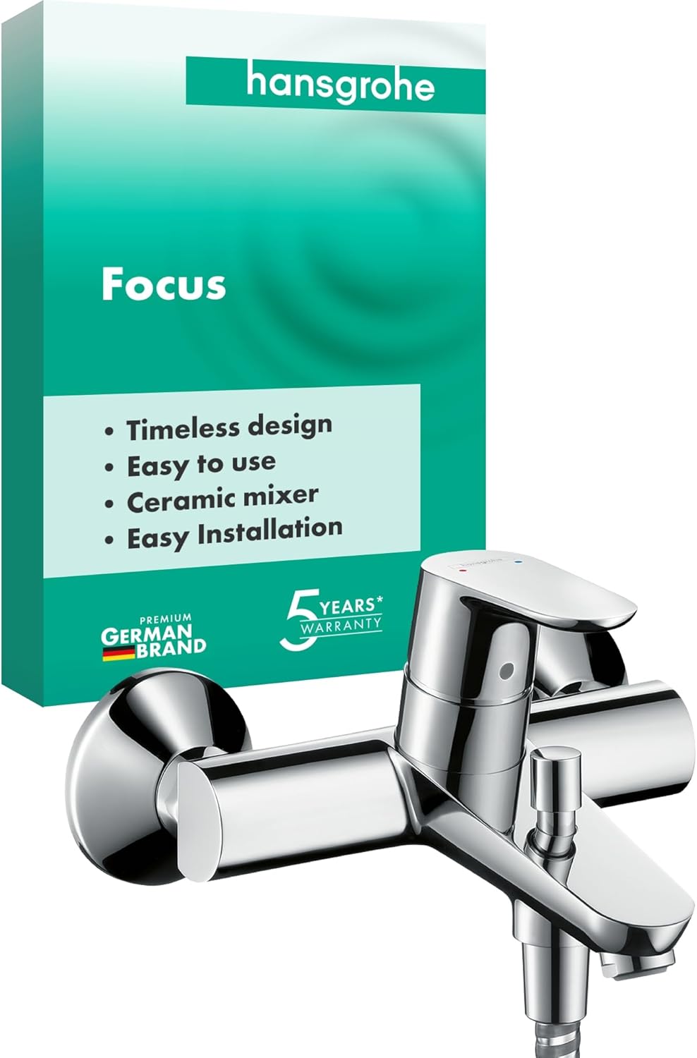 Hansgrohe Focus Baterie monocomandă cadă/duș , cromată, 31940000