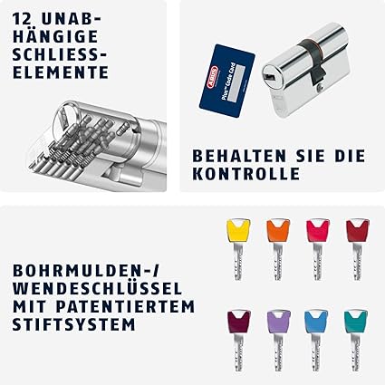 ABUS XP20SN 30/40 - Cilindru siguranță pentru ușă