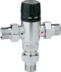 Caleffi 521400 Vană de amestec termostatică anti-calcar, reglabilă.