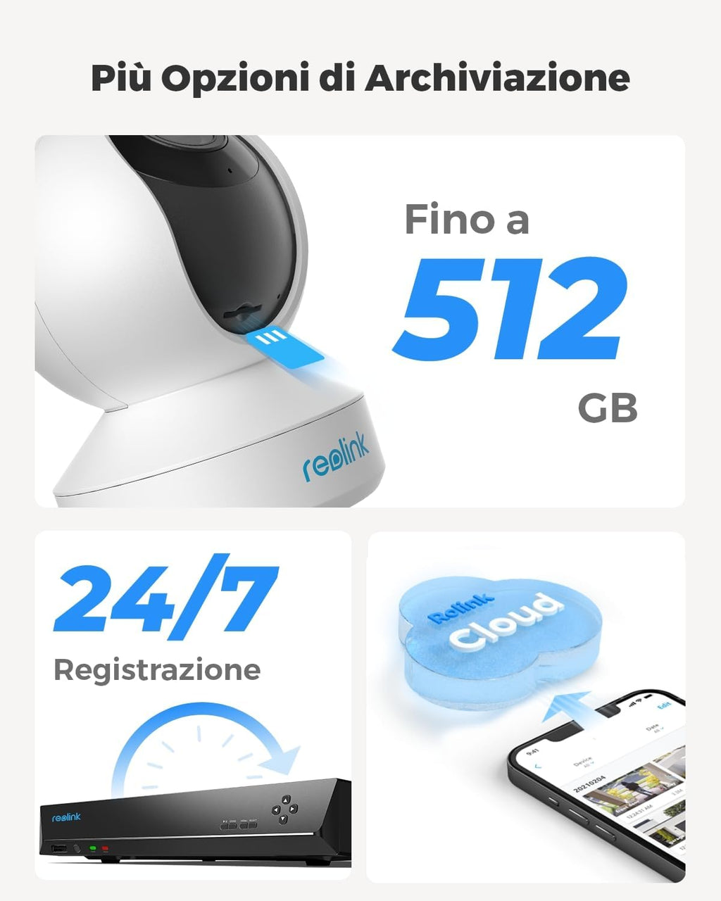 Camera Supraveghere Interior Reolink E1 4MP (Model E320)