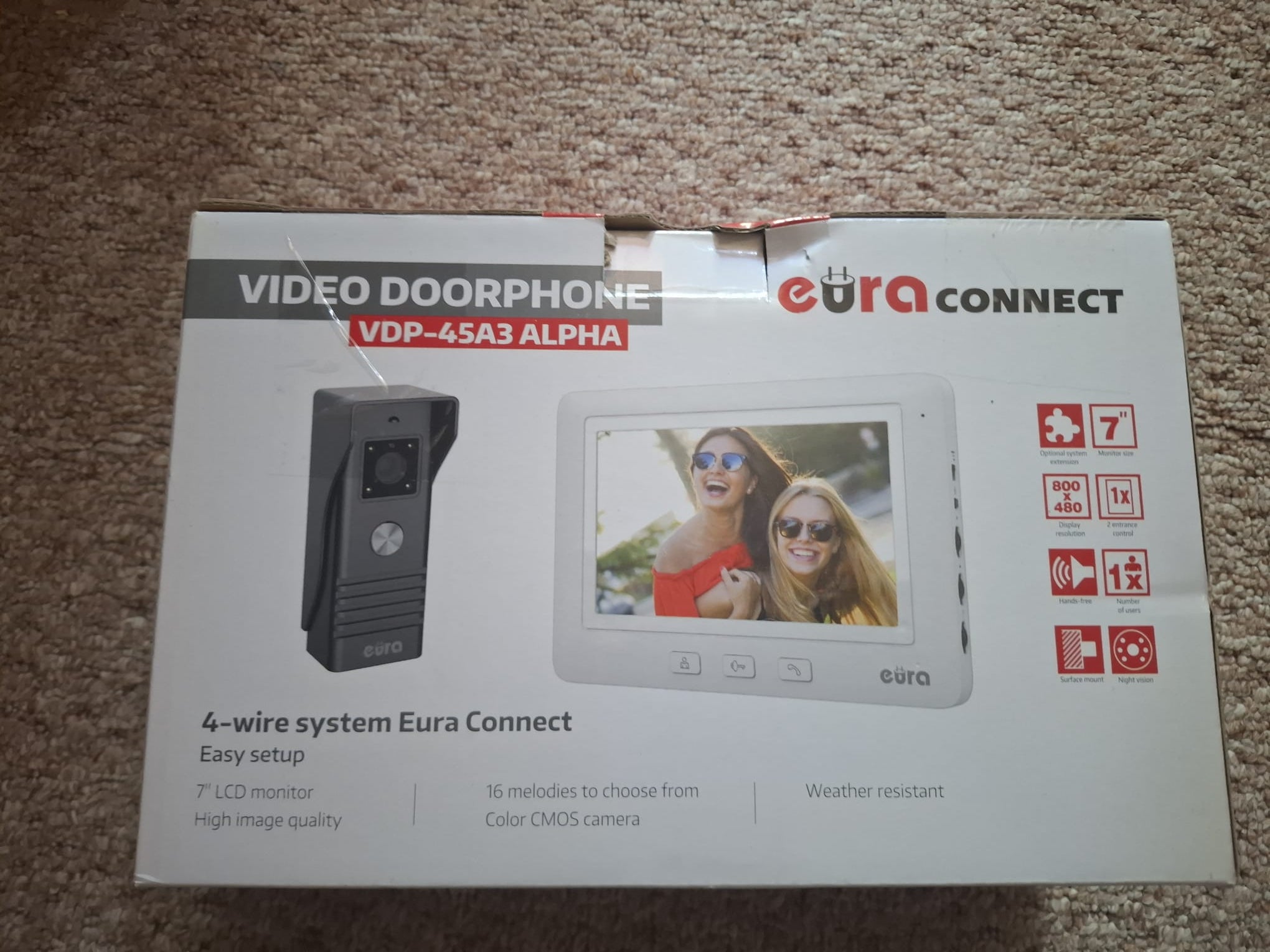 Sistem videointerfon Eura VDP-45A3 Alpha