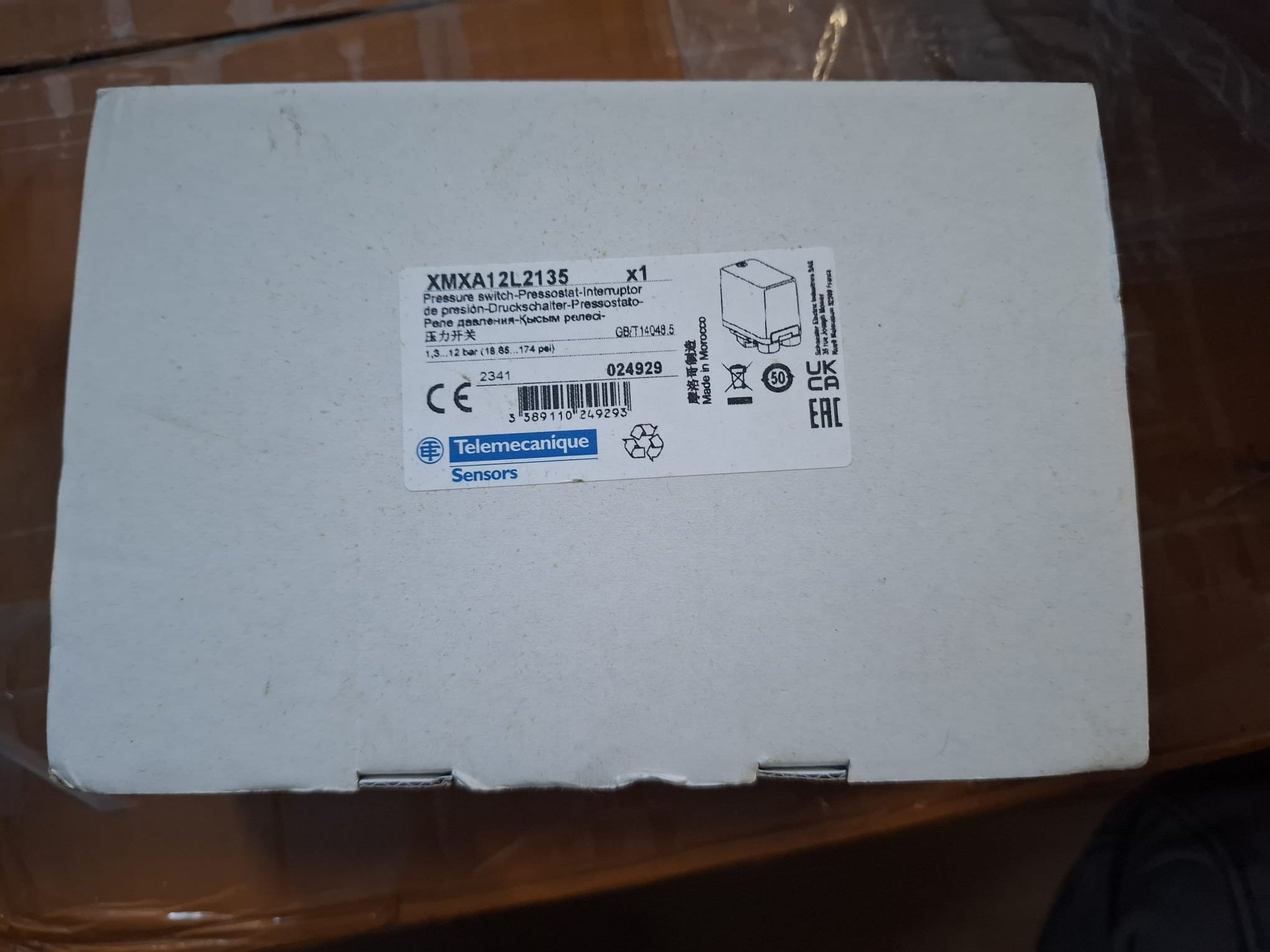 Presostat Hidrofor Compresor Telemecanique Schneider XMXA12L2135 1.3-12 Bar