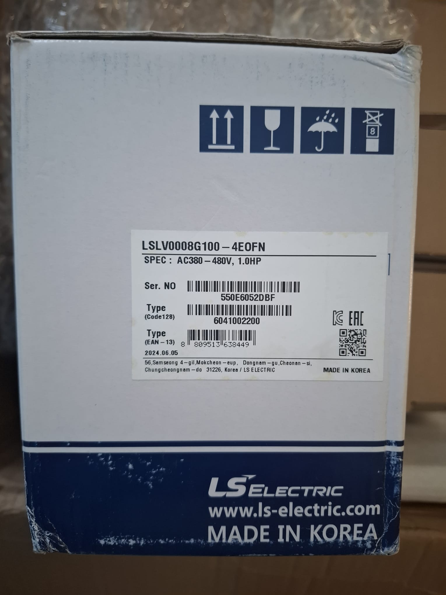 Invertor Convertizor Frecventa LS Electric 0.75kW 380V LSLV0008G100-4EOFN