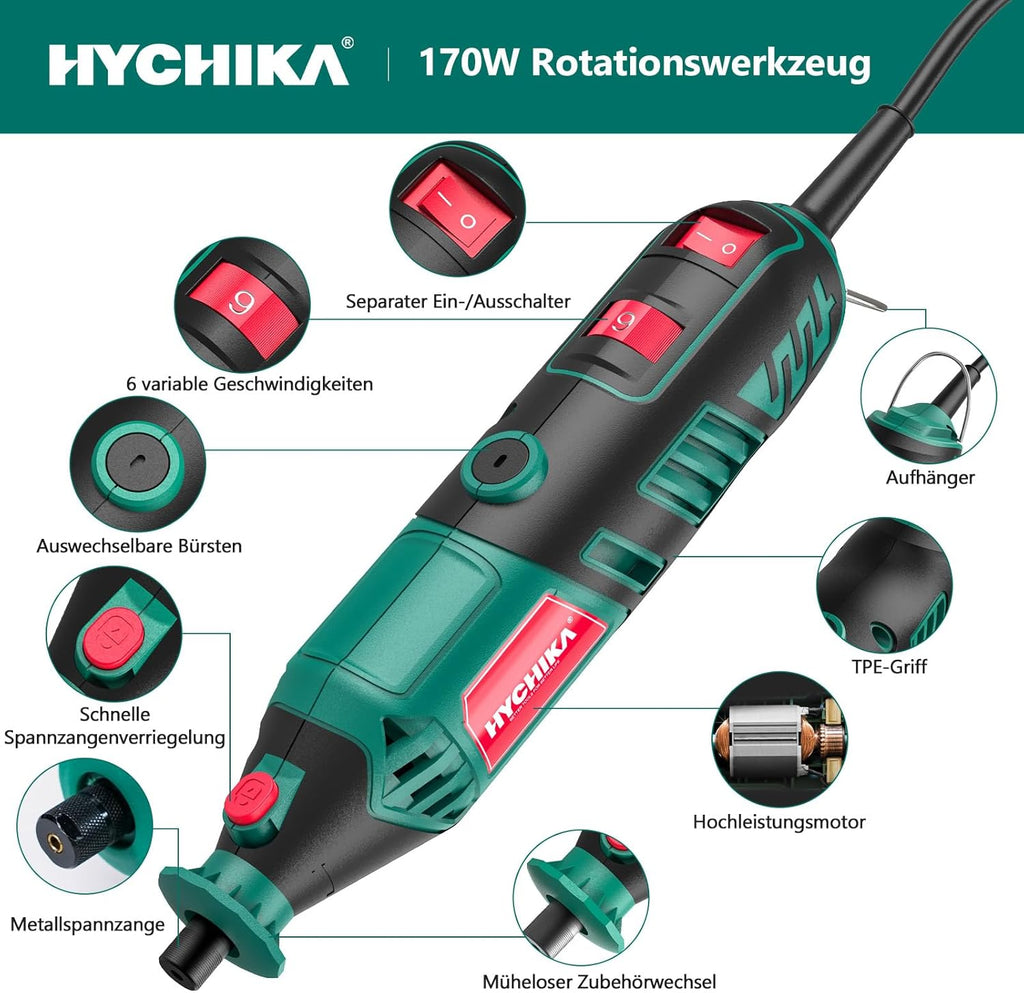 Instrument rotativ multifunctional HYCHIKA 170W