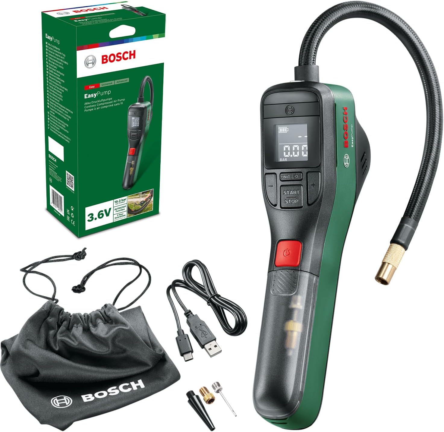 Mini compresor cu pompa de aer electrică Bosch EasyPump