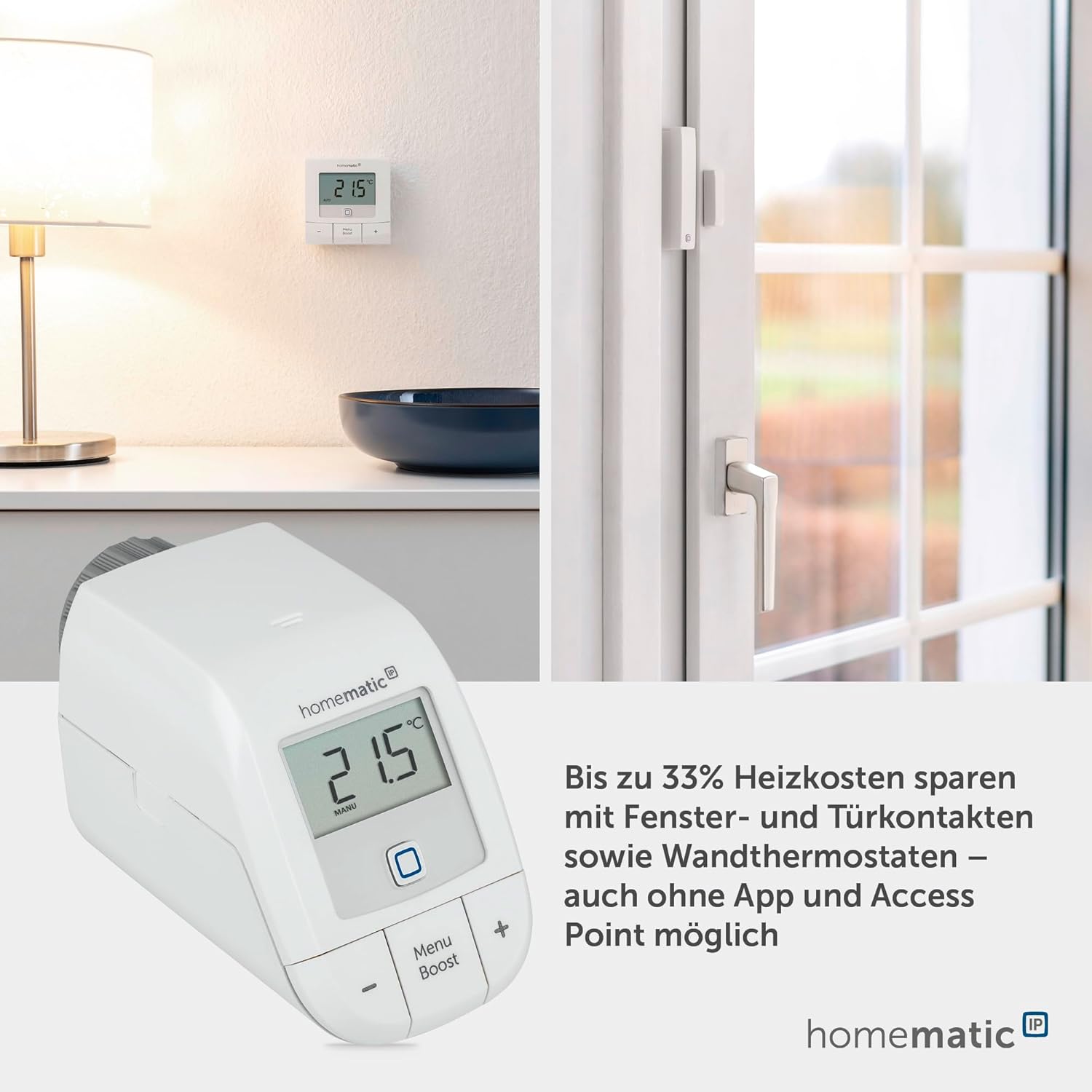 Set de extensie pentru încălzire inteligentă Homematic IP 161216A1