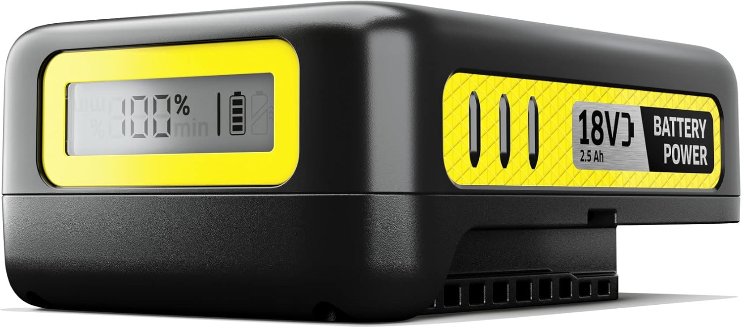 Kit de pornire Karcher 18V 18/25, baterie 18V/2.5Ah cu încărcător rapid