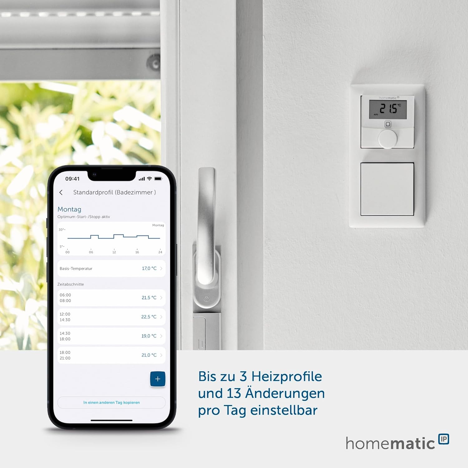 Termostat de perete Homematic IP Brand 150628A0