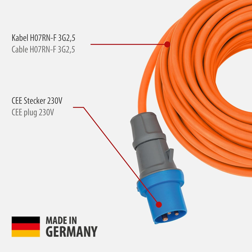 Cablu prelungitor Brennenstuhl CEE 230V, 25 m, 1167650625