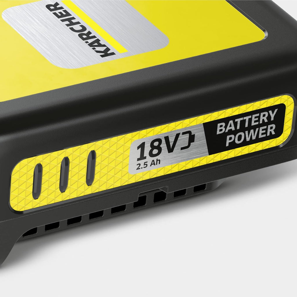 Kit de pornire Karcher 18V 18/25, baterie 18V/2.5Ah cu încărcător rapid