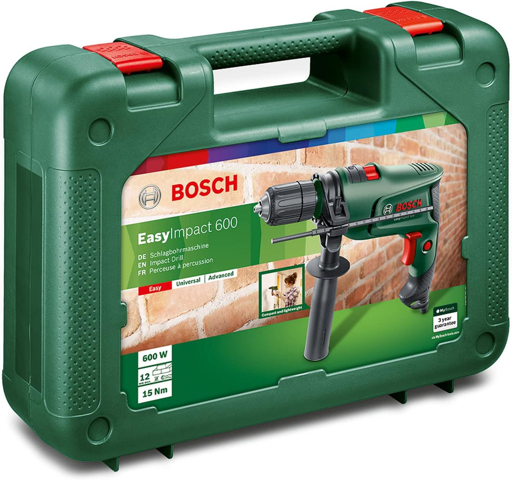 Ciocan perforator Bosch EasyImpact 600 (600 wați, în cutie) (ștecher UE)