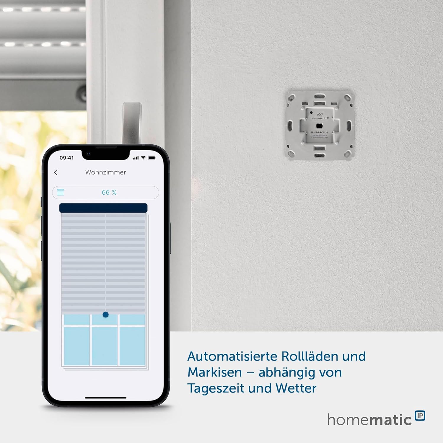 Actuator pentru rulouri Homematic IP Smart Home HmIP-BROLL-2