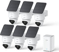 Sistem Supraveghere 4K cu Panou Solar Aosu SolarCam T2 Ultra Kit - 7 Camere
