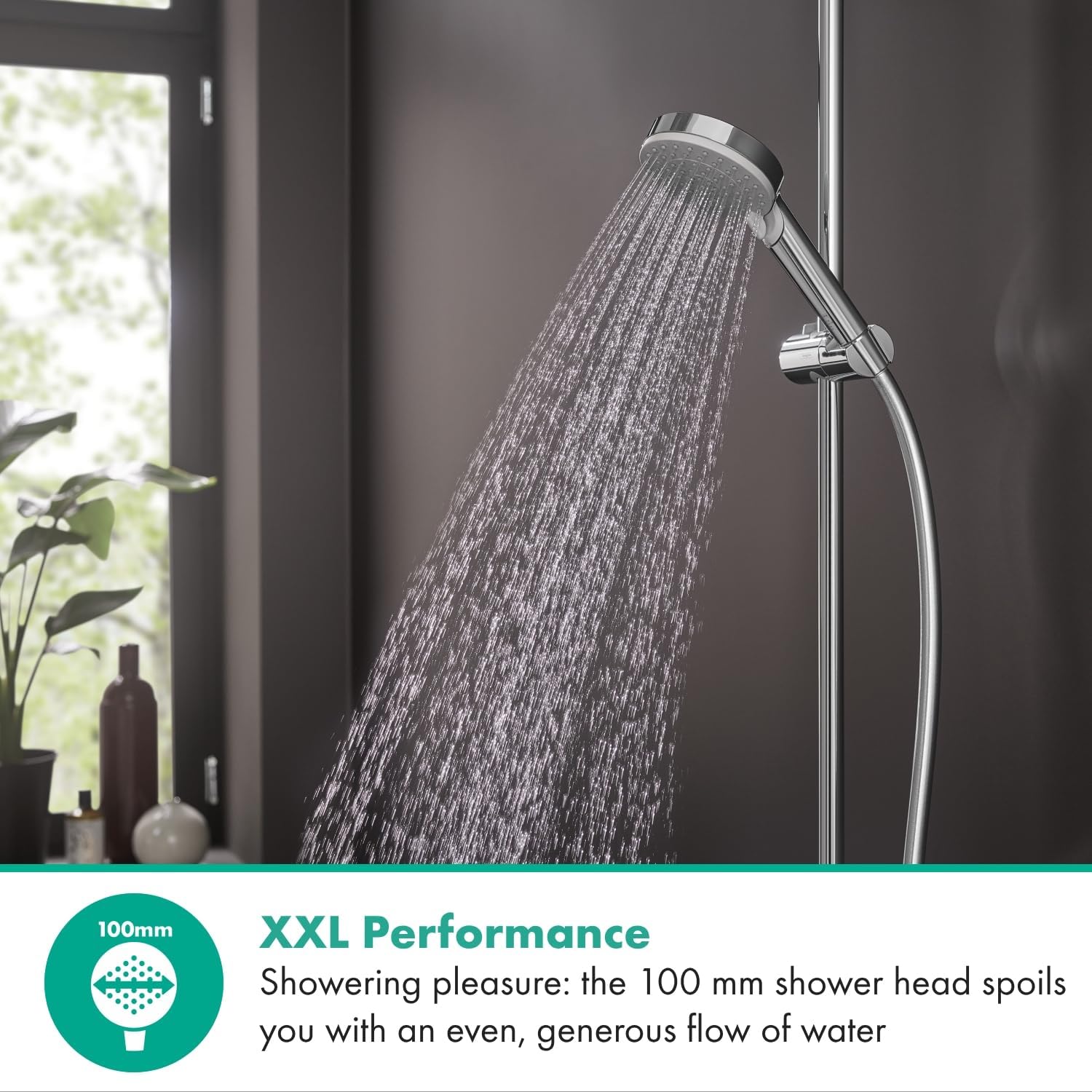 Cap de duș economisitor de apă Hansgrohe Vernis Blend 26090000