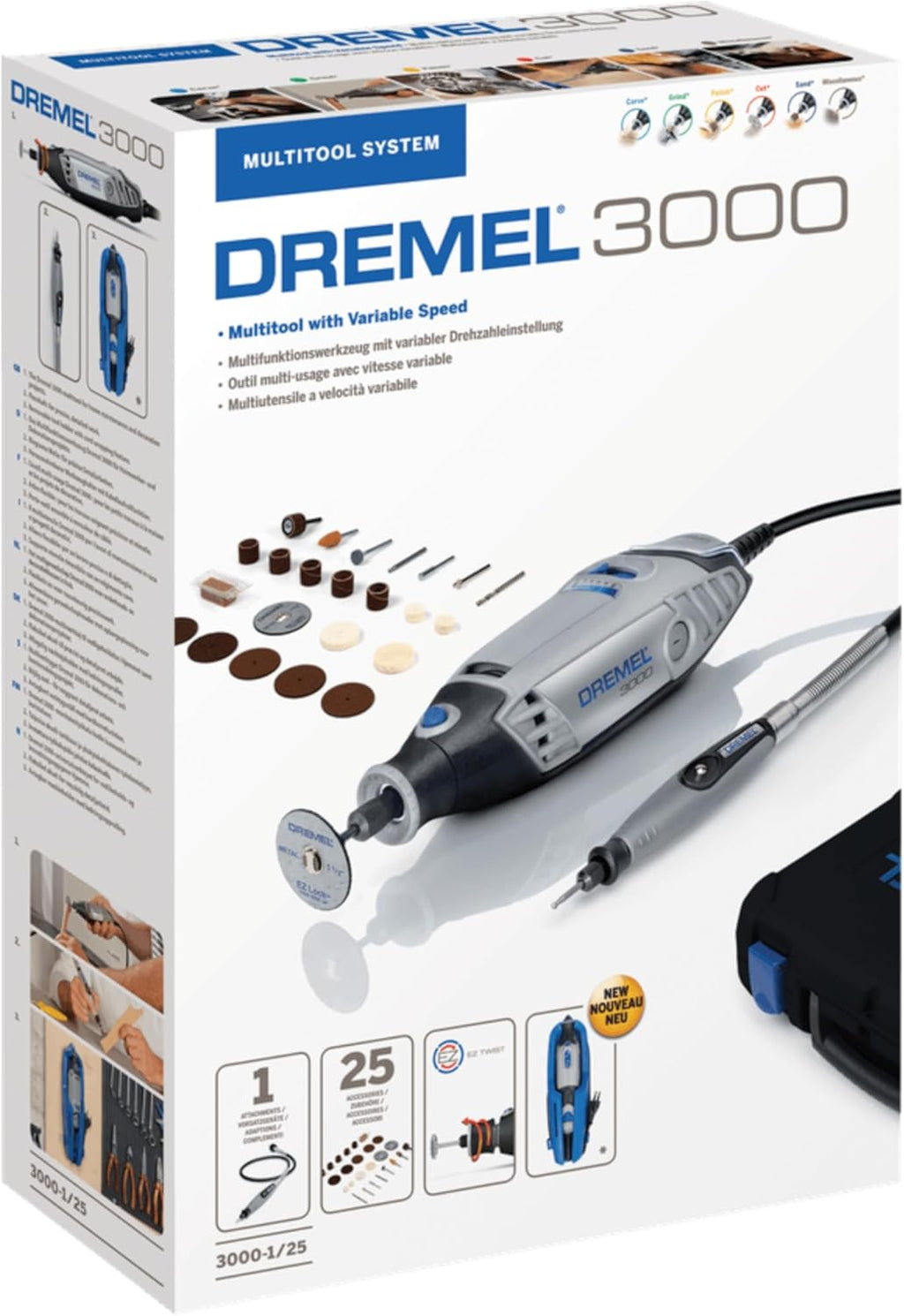 Unealta multifunctionala, Dremel 3000, 130 W