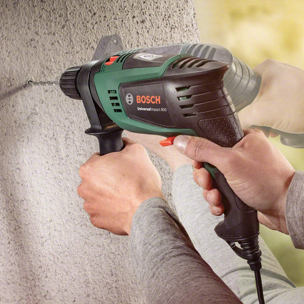 Mașină de găurit cu impact Bosch Universal Impact 800 (800 wați, cutie)
