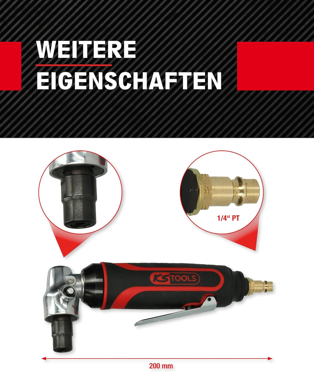 Polizor unghiular pneumatic KS Tools 516 Tools 515.542, 18 rpm