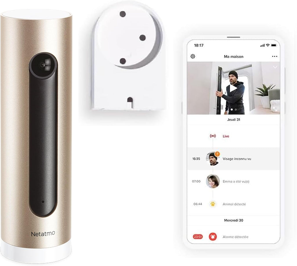 Cameră de securitate inteligentă Netatmo NSC-AMZ