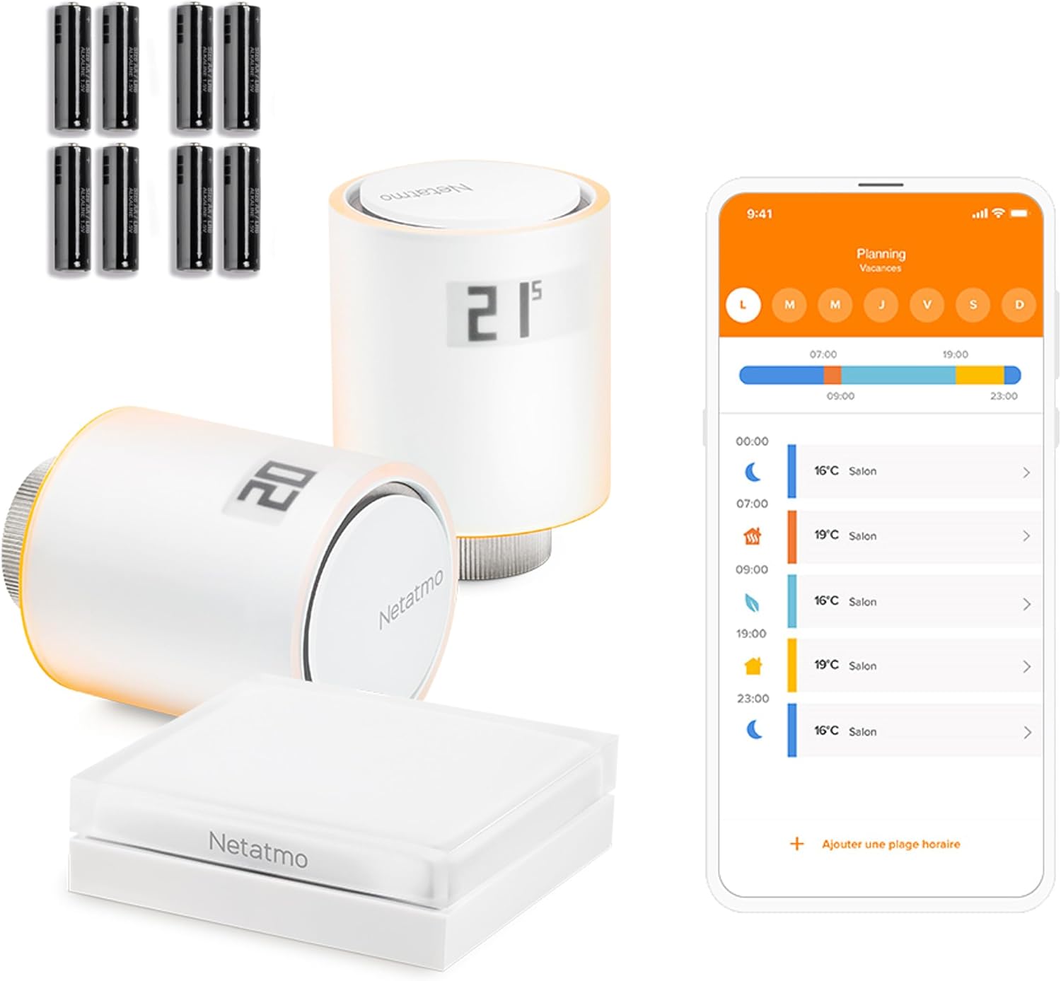 Pachet de pornire Netatmo - Valvă termostatică inteligentă pentru calorifer