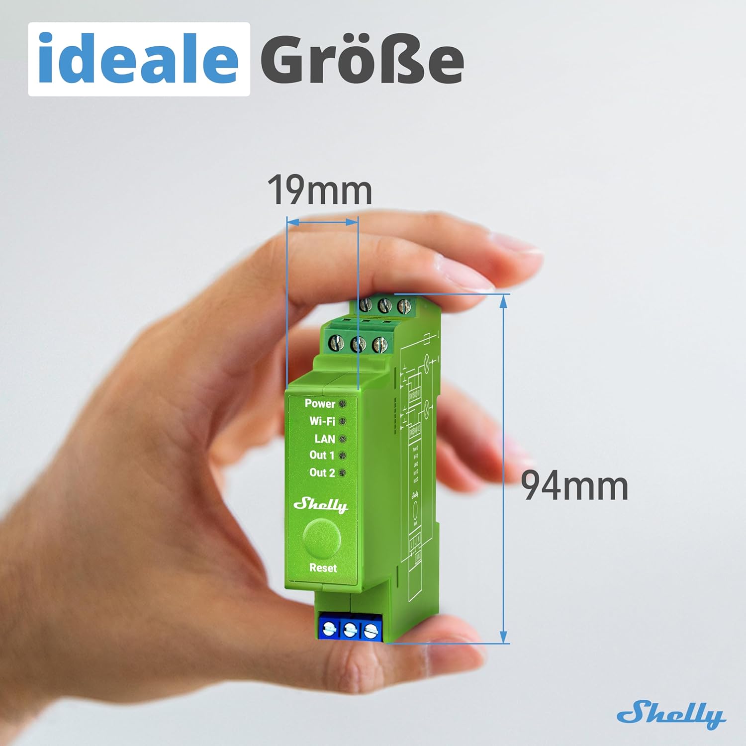 Shelly Pro Dimmer 2PM - Variator de intensitate inteligent