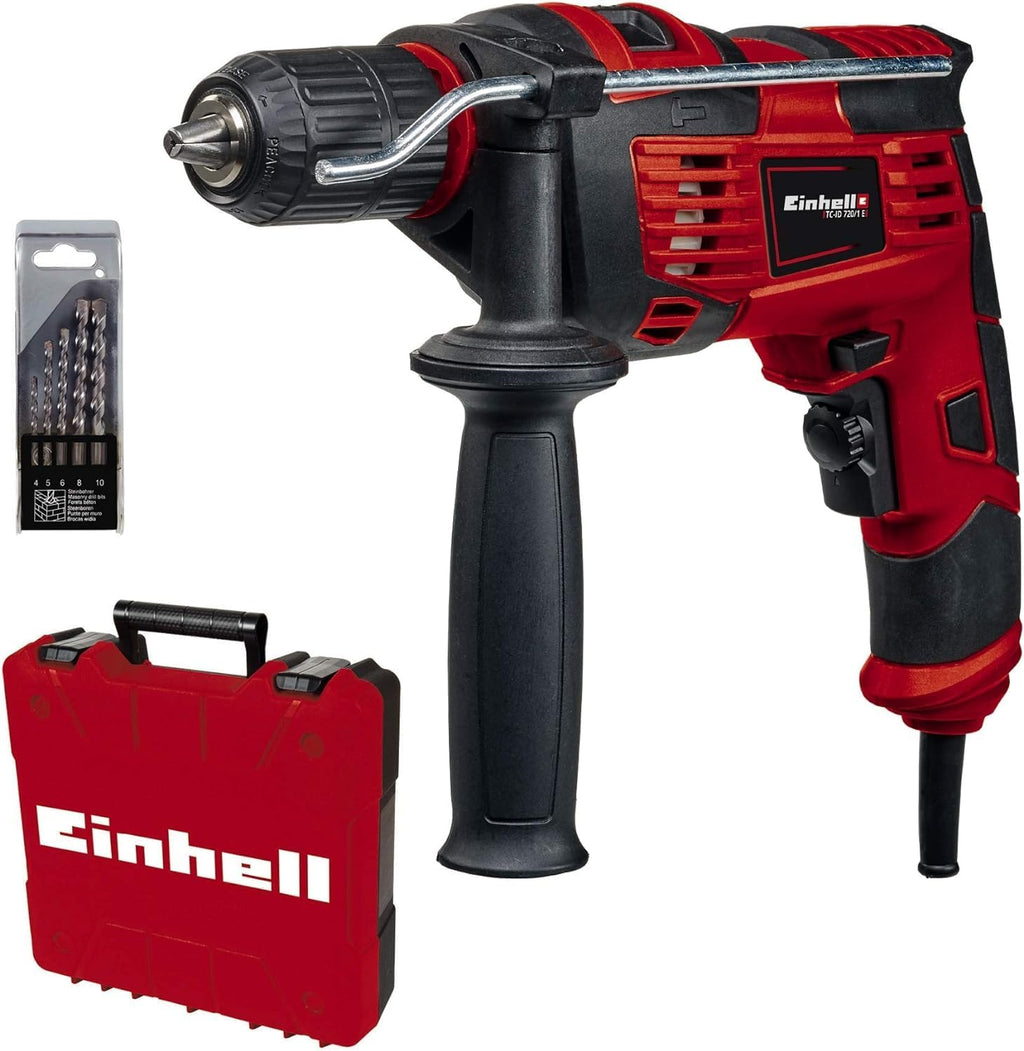 Mașină de găurit cu impact Einhell 720W/1 E Kit