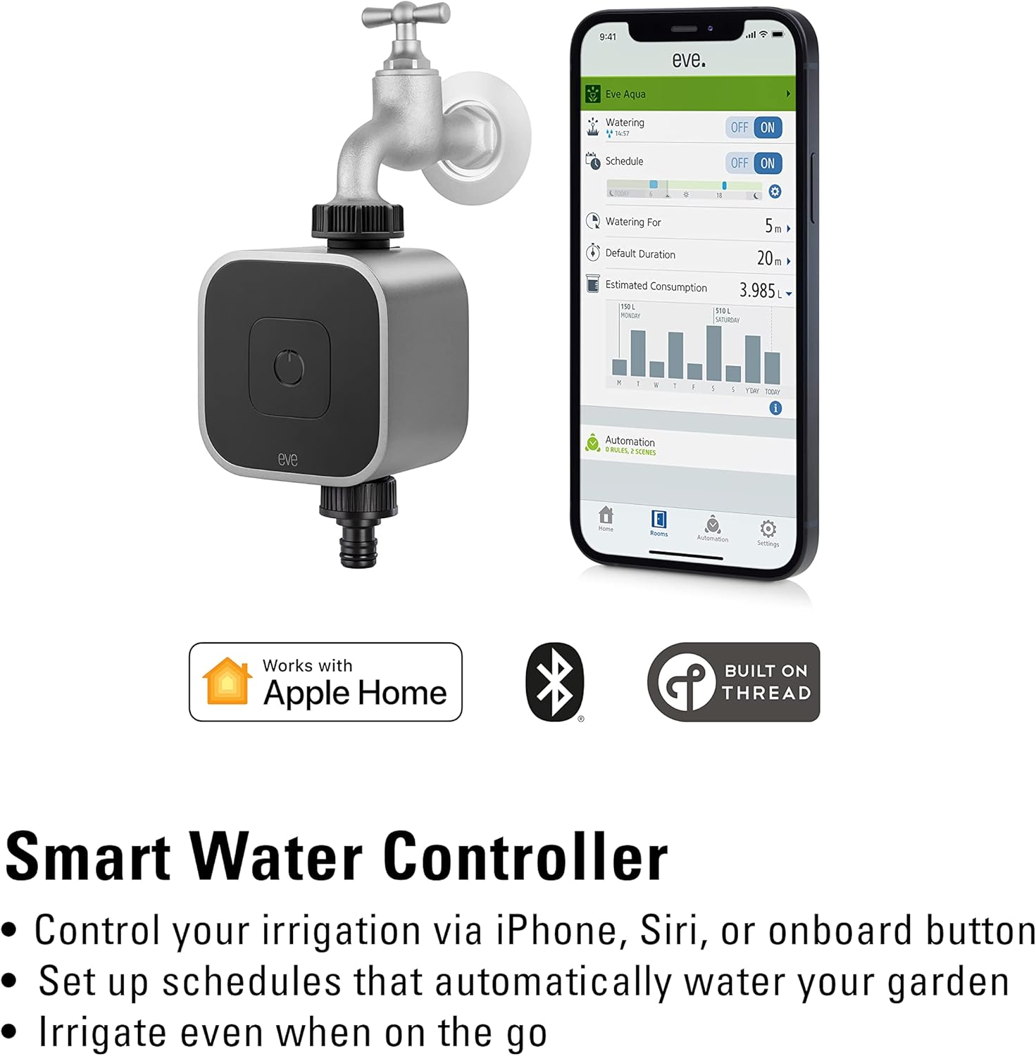 Eve Aqua – Controler inteligent de apă (20ECC8101)