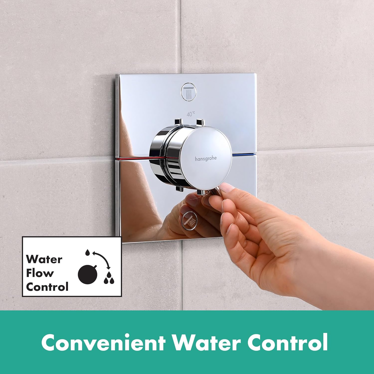 Hansgrohe ShowerSelect Comfort E - termostat încastrat 15572000
