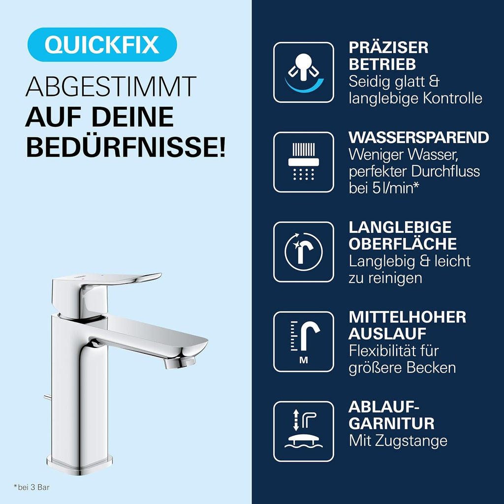GROHE Dice, baterie monocomandă lavoar 1018320000