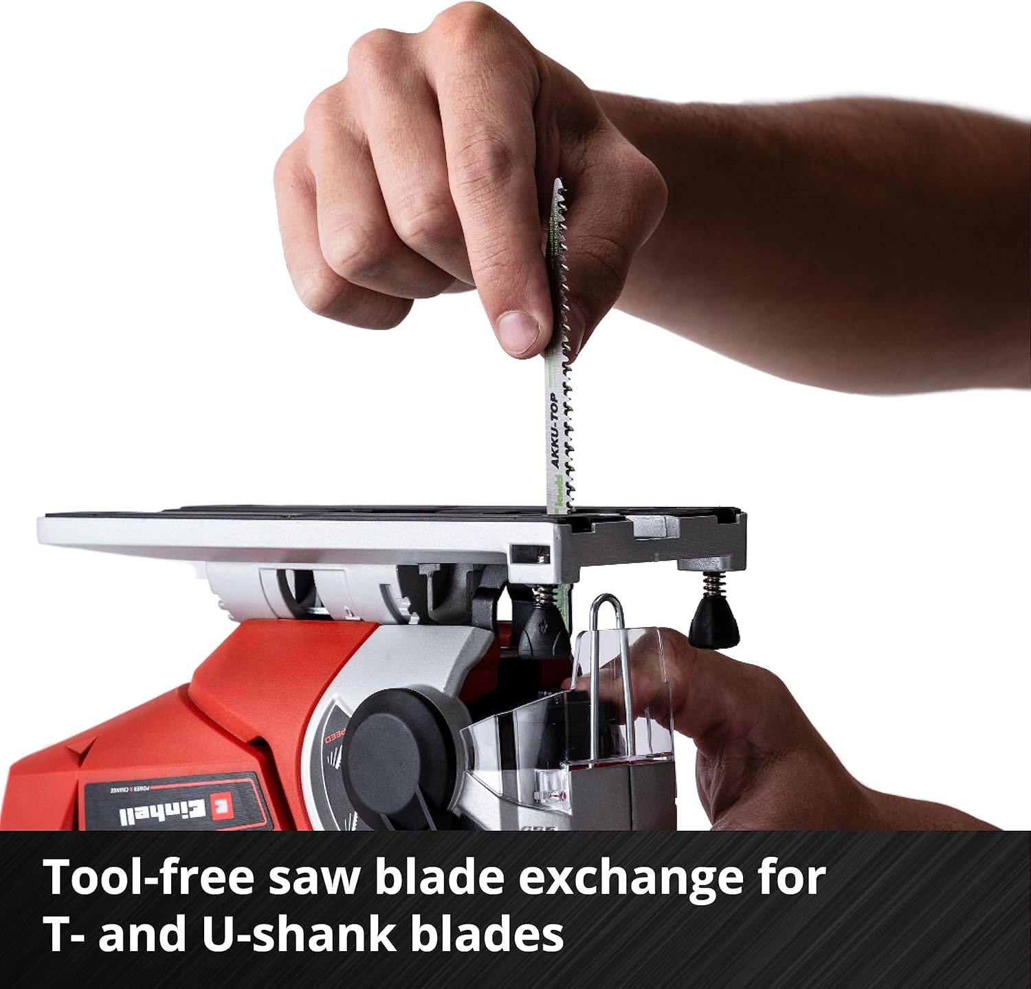 Einhell Akku-Ferăstrău pendular electric TE-JS 18/80 Li-Solo Power X-Change