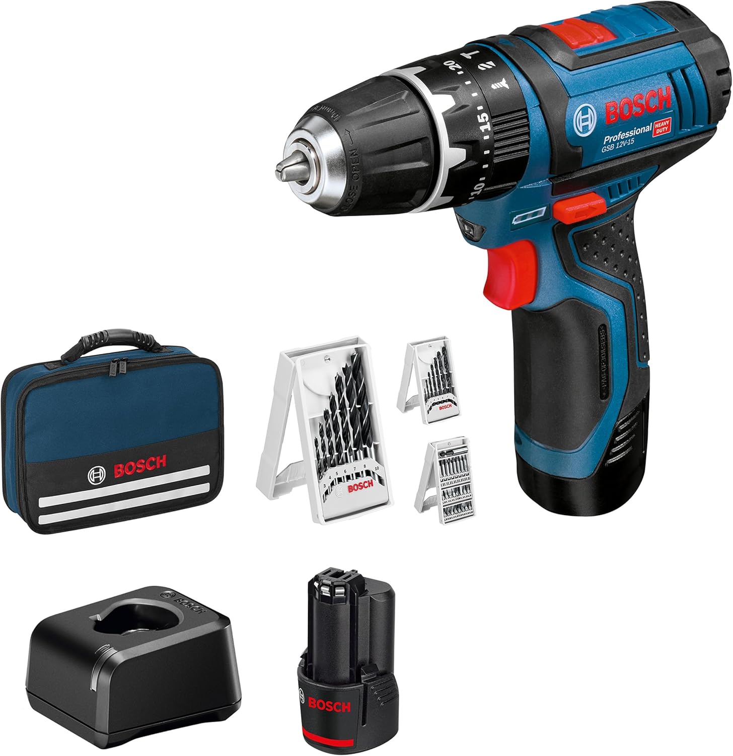 Mașină de găurit combinată fără fir Bosch Professional 12V System GSB 12V-15